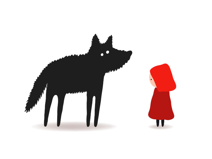 Cappuccetto rosso e il lupo