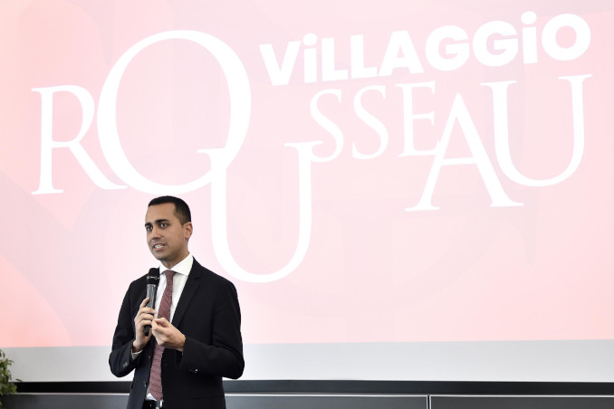 Luigi Di Maio al Villaggio Rousseau