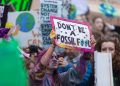 Protesta contro il riscaldamento globale e i combustibili fossili