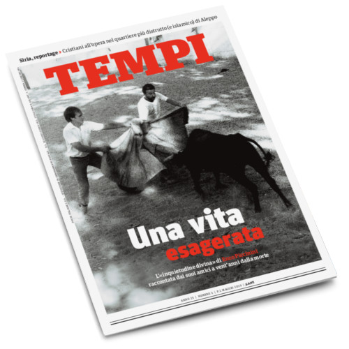 La copertina del numero di Tempi di maggio 2019 dedicata a Enzo Piccinini