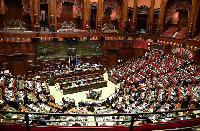 L'aula della Camera dei deputati