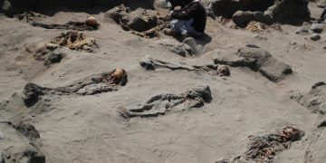 Resti di sacrifici umani di massa di epoca Chimù ritrovati in Perù