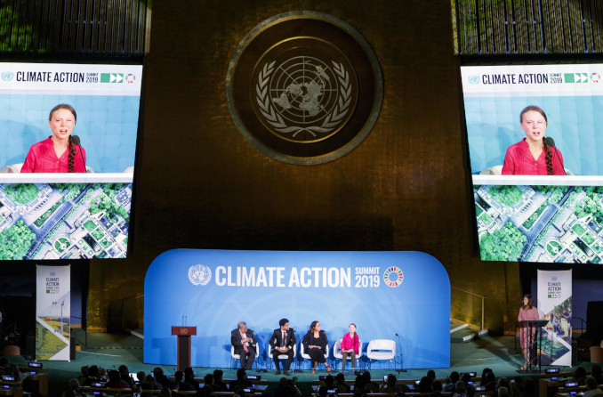 Greta Thunberg al summit Onu sul clima