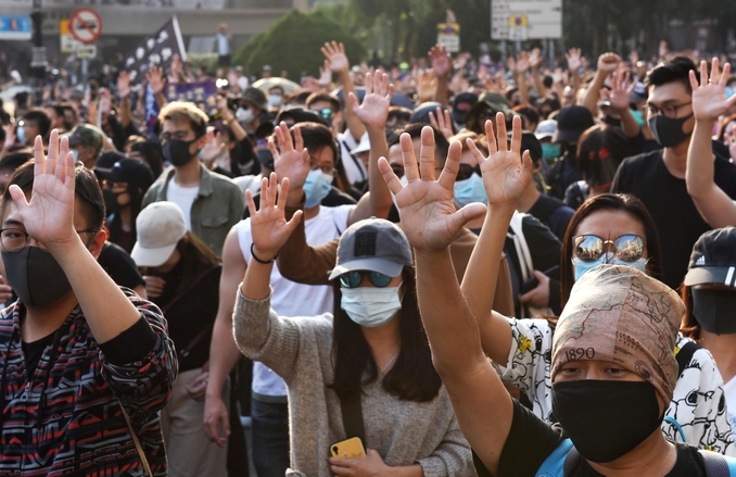 hong kong proteste cina