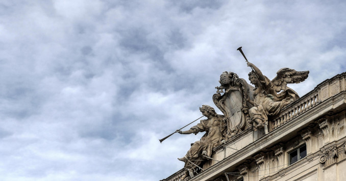 Il Palazzo della Consulta sede della Corte Costituzionale a Roma