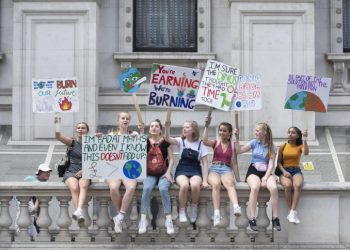 Sciopero contro il cambiamento climatico a Londra