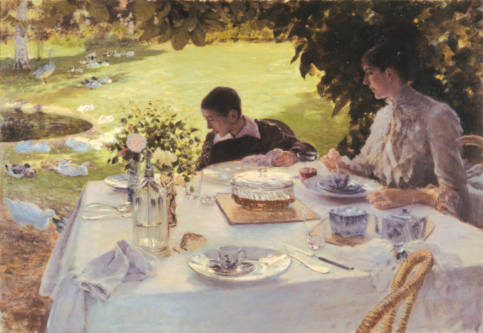 Giuseppe De Nittis, Colazione in giardino