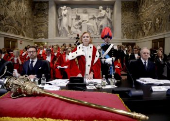 Alfonso Bonafede e Piercamillo Davigo all'inaugurazione dell'anno giudiziario a Milano