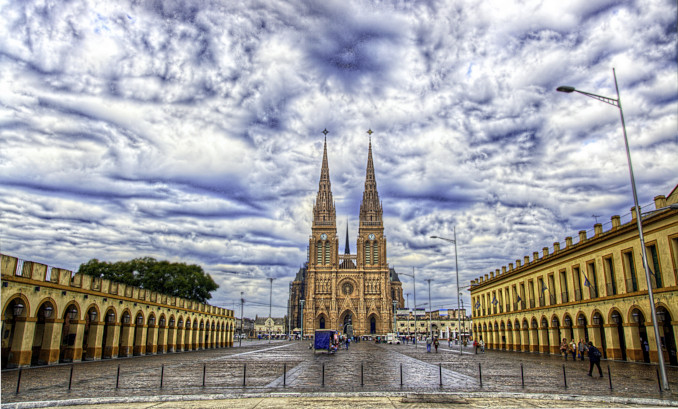 La basilica di Nuestra Senora de Lujan in Argentina