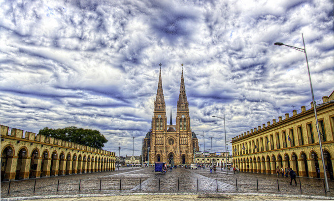 La basilica di Nuestra Senora de Lujan in Argentina