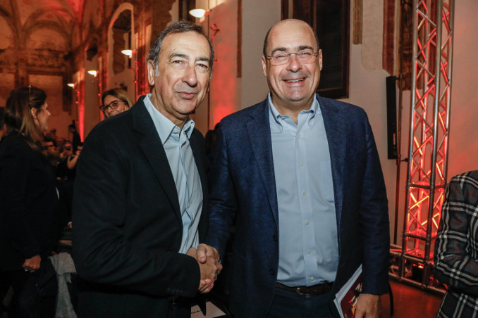 Beppe Sala e Nicola Zingaretti