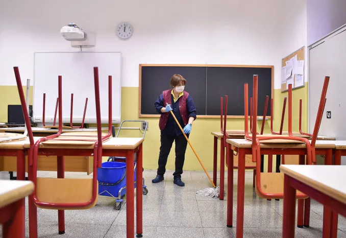 Scuola chiusa per coronavirus