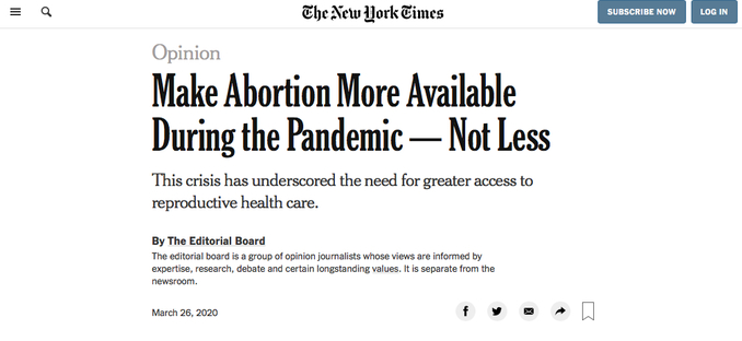 new york times aborto