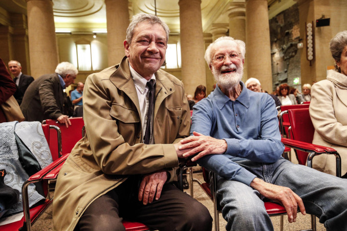 Carlo Verdelli con Eugenio Scalfari