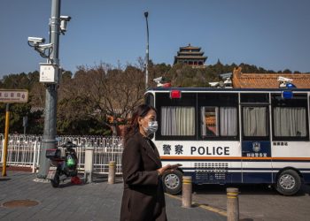 Sorveglianza a Pechino durante l'emergenza coronavirus
