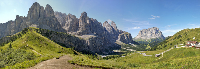 Paesaggio delle Dolomiti