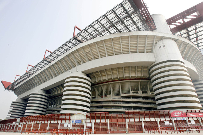 Lo stadio Meazza San Siro a Milano