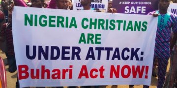 nigeria cristiani protesta