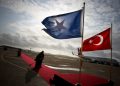 Bandiere della Somalia e della Turchia