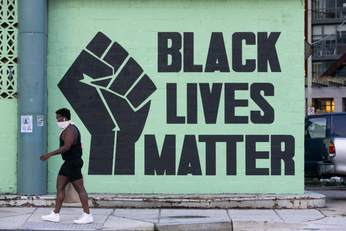 Murale di Black Lives Matter