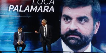 Luca Palamara ospite della trasmissione di Massimo Giletti su La7