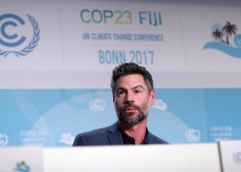 Michael Shellenberger durante Cop 23, conferenza Onu sul cambiamento climatico