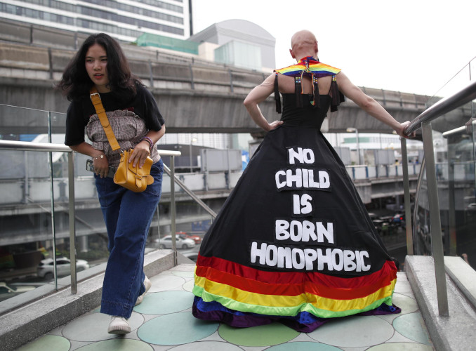 Manifestazione contro l'omofobia in Thailandia