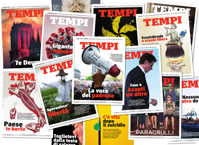 Copertine del mensile Tempi