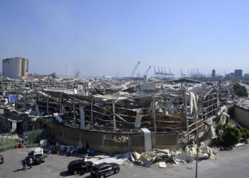 Distruzione a Beirut dopo le esplosioni di martedì 4 agosto nel porto della città