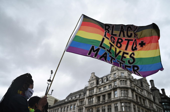 Manifestazione di Black Lgbtq Lives Matter