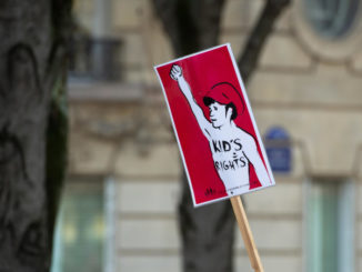 Manifestazione contro la legge di bioetica in via di approvazione in Francia