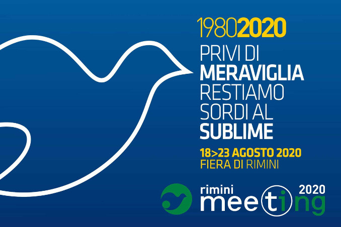 Manifesto del Meeting di Rimini edizione 2020