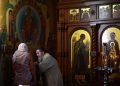 Confessione in una chiesa ortodossa a Sydney, Australia