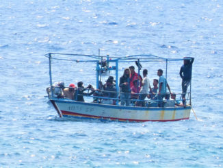 Sbarco di migranti a Lampedusa