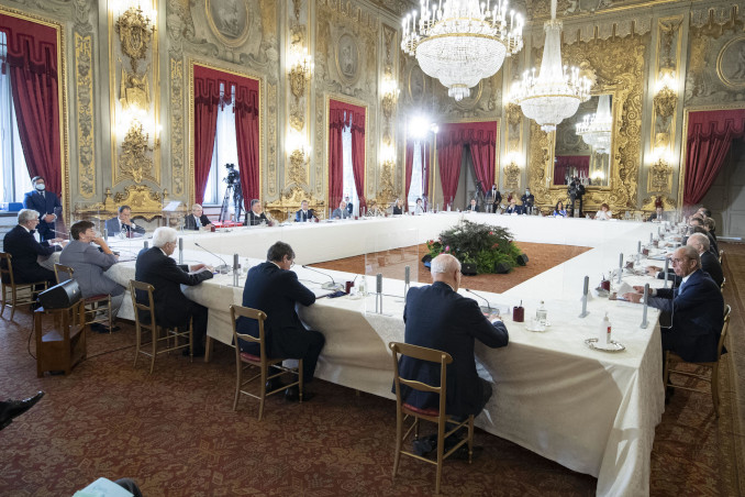 Assemblea plenaria del Csm presieduta da Mattarella