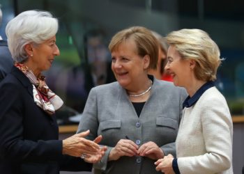 Christine Lagarde, Angela Merkel, Ursula von der Leyen