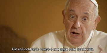 Le dichiarazioni del Papa sulle unioni civili gay nel documentario 'Francesco'