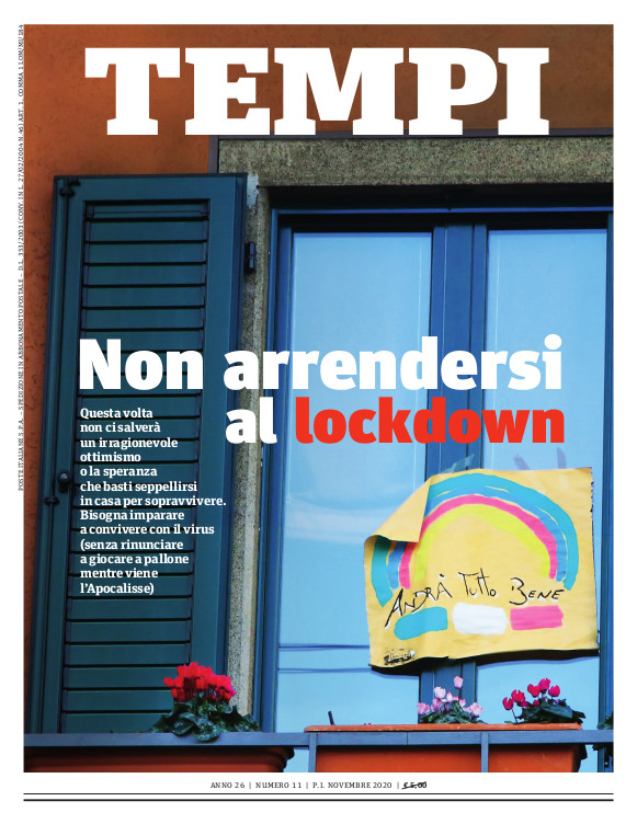 La copertina del numero di novembre 2020 di Tempi