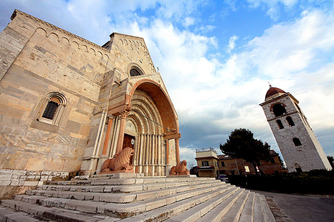 Duomo cattedrale di Ancona, facciata e campanile