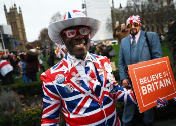 Festa a Londra per il Brexit Day, 31 gennaio 2020