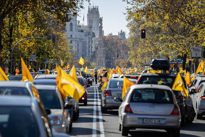 Protesta a Madrid contro la riforma dell’educazione (ley Celaá)