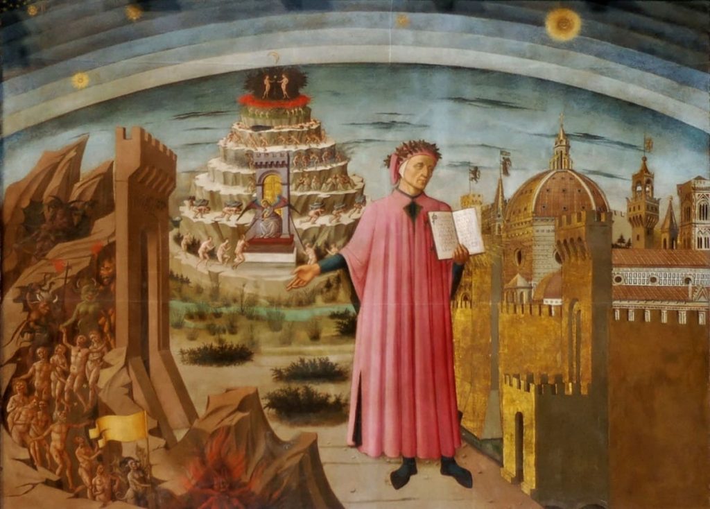 dante alighieri immagine divina commedia