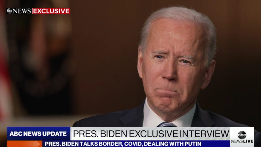 Joe Biden intervistato da Abc