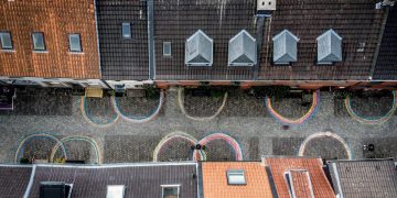 Foto della città vecchia di Kempen, Germania, durante il locdown anti Covid