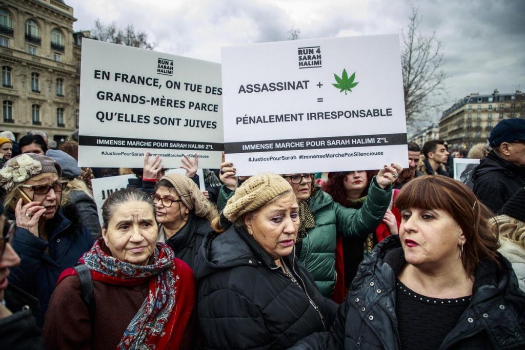 Sarah Halimi, manifestazione a Parigi il 25 aprile 2021 