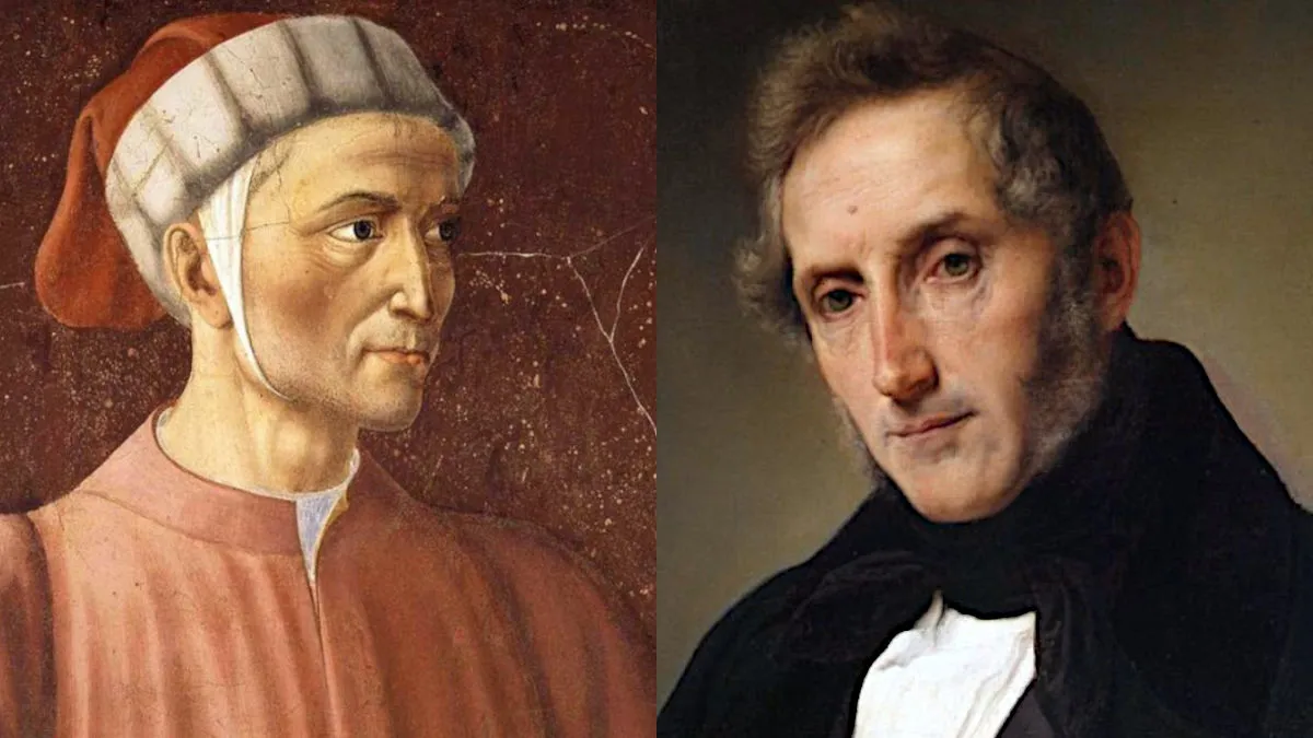 Dante Alighieri, Alessandro Manzoni