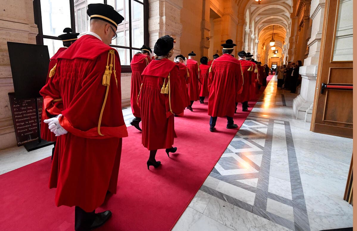 Magistrati Cassazione all'inaugurazione dell'anno giudiziario