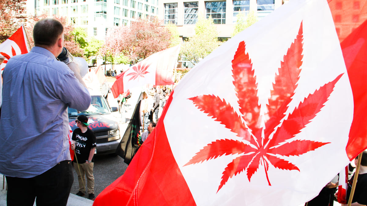 Marijuana, la marcia globale a Vancouver, in Canada, nel 2013