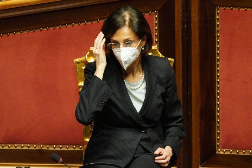 Marta Cartabia in Senato