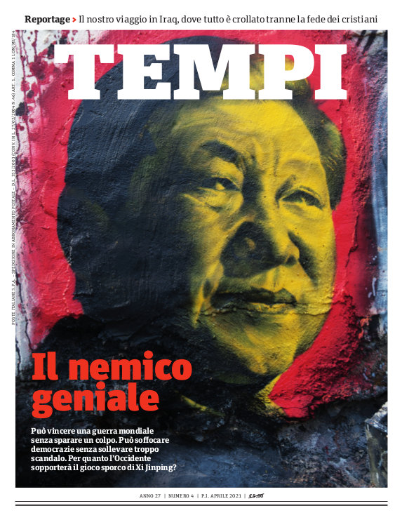 La copertina del numero di aprile 2021 di Tempi